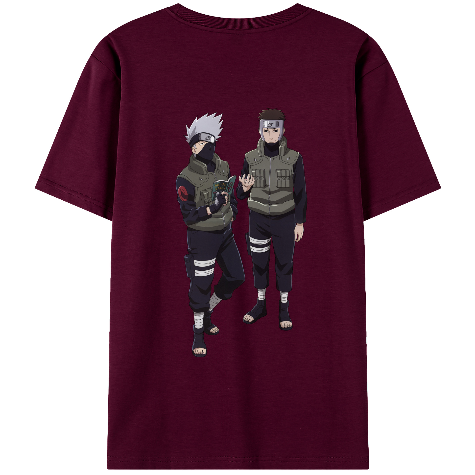 （画像用） NARUTO -ナルト- はたけ カカシ Hatake Kakashi レディース半袖Tシャツ(バックプリント)